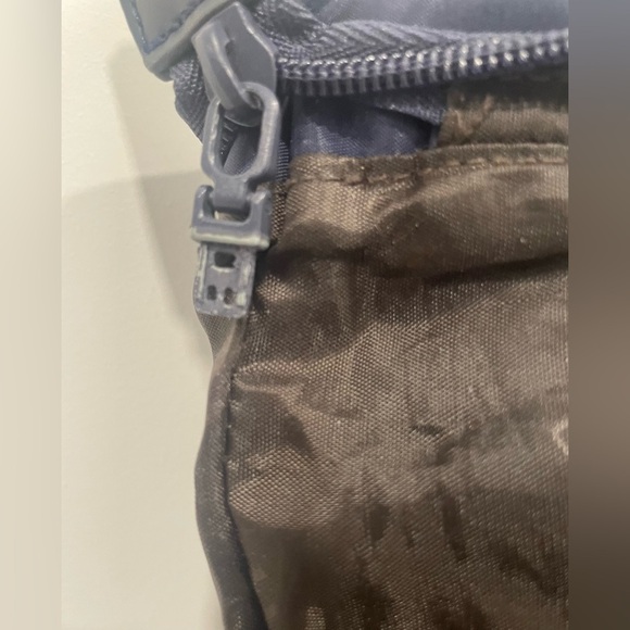 Lipault Paris Lady Shopper Tote Blue Color  Handle Trolley Sleeve Twill Nylon - Picture 9 of 13